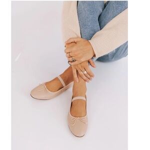 Chinese Laundry Leather Audrey light pink ballet flats size 10 NIB